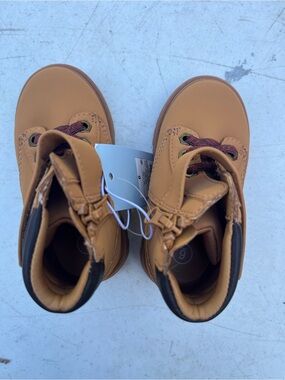 Target Kids Brown Lace-Up Ankle Boots